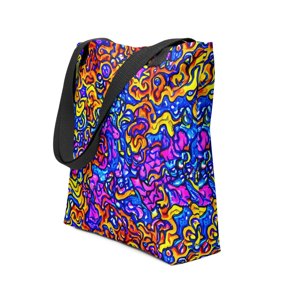 Saturated Whirl on Tote Bag — Front