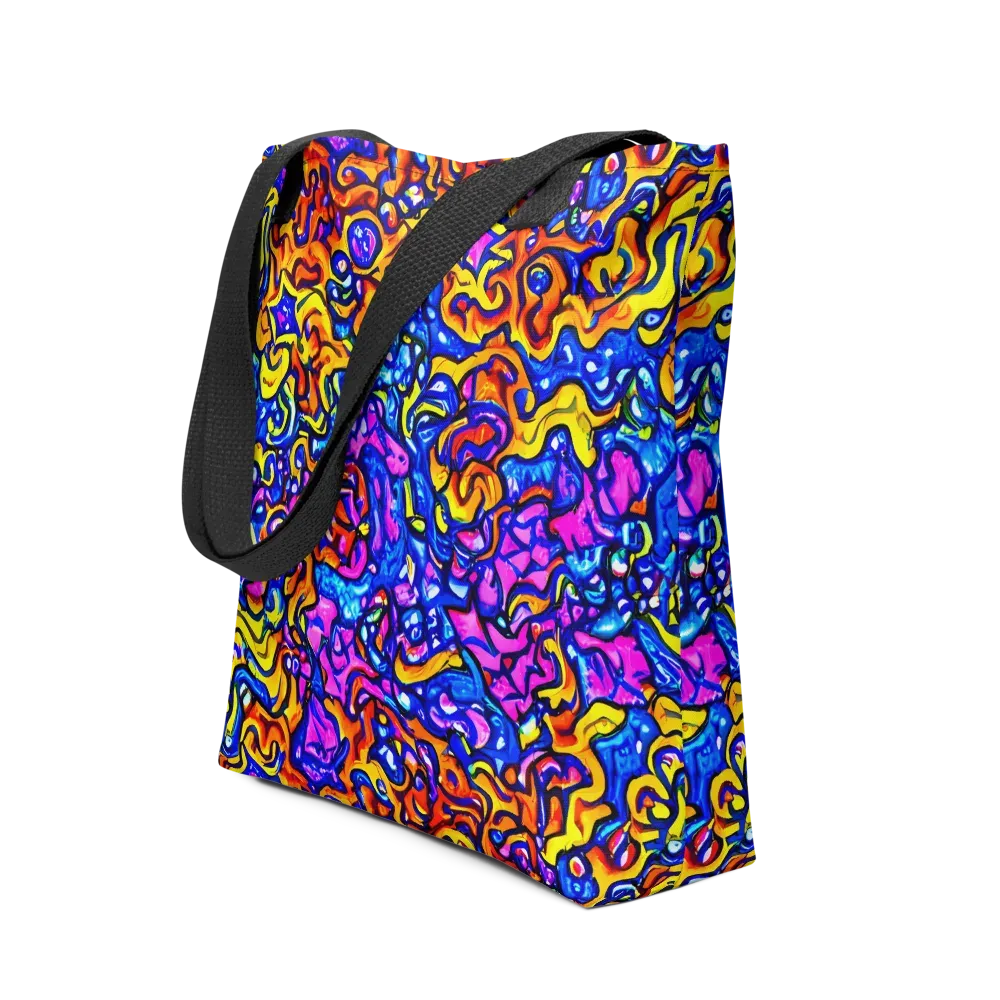 Saturated Whirl on Tote Bag — Front