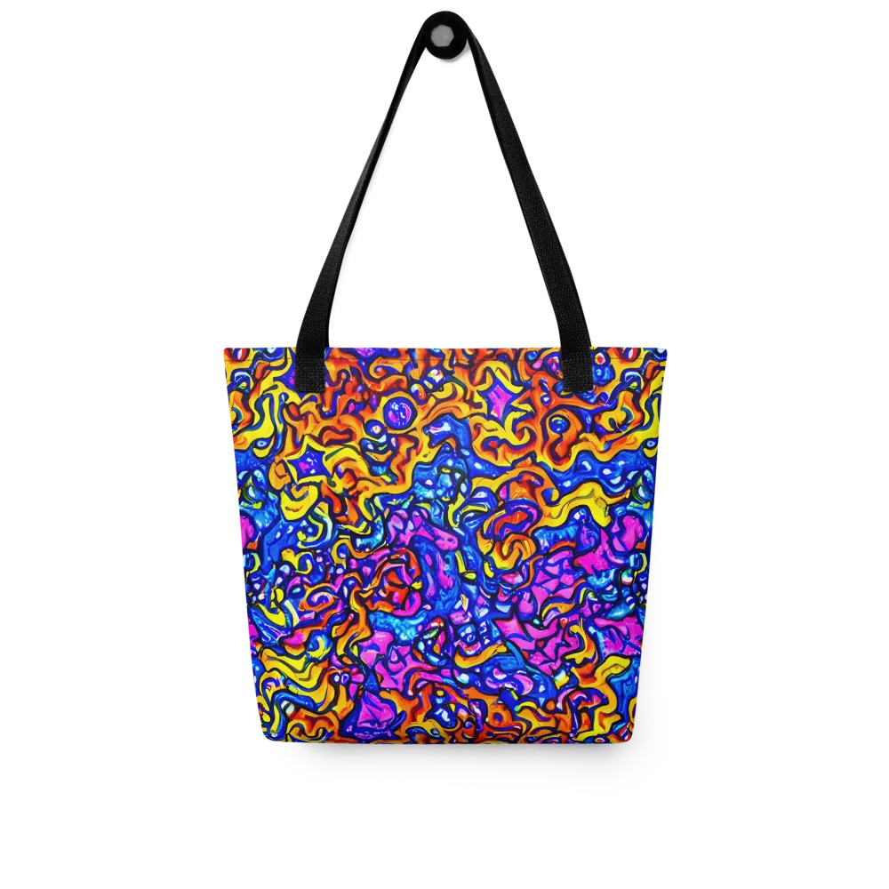 Saturated Whirl on Tote Bag — Front
