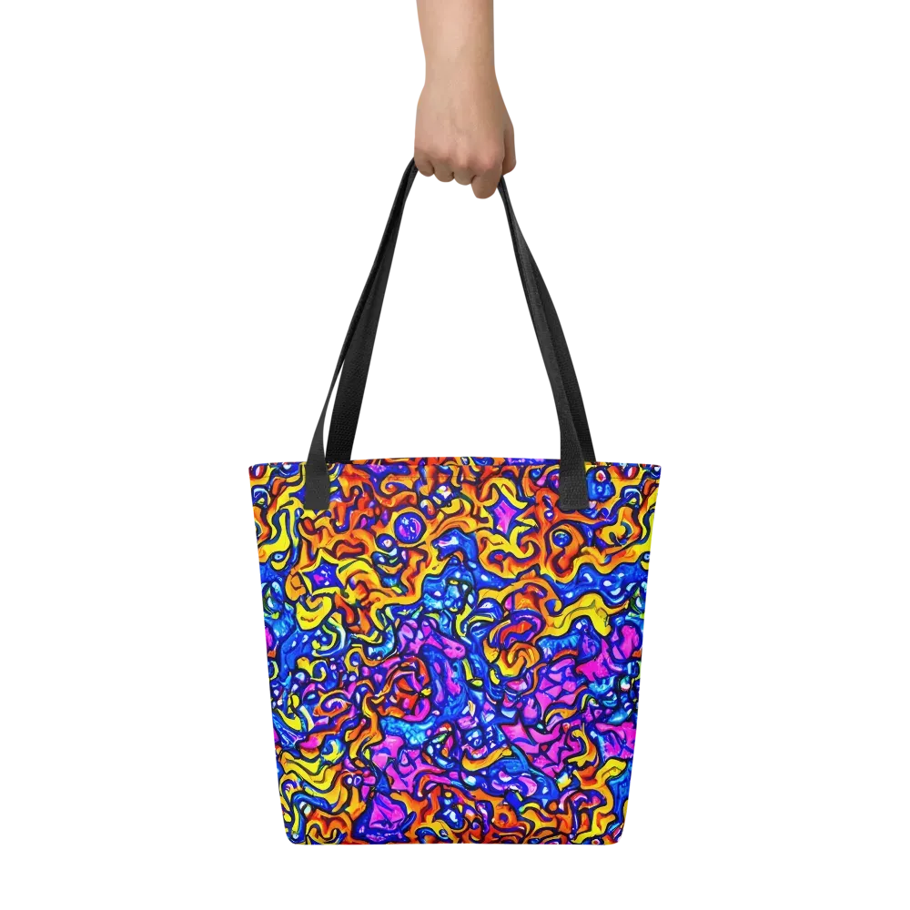 Saturated Whirl on Tote Bag — Front