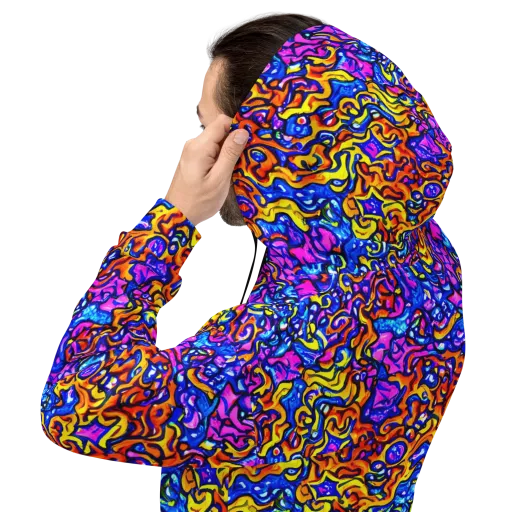 Saturated Whirl on a Hoodie