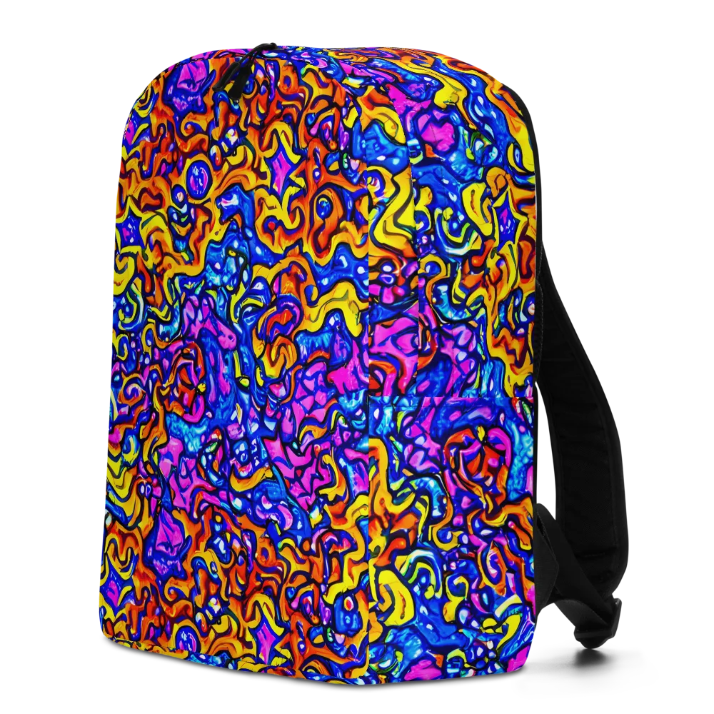 Saturated Whirl on Minimalist Backpack — Left