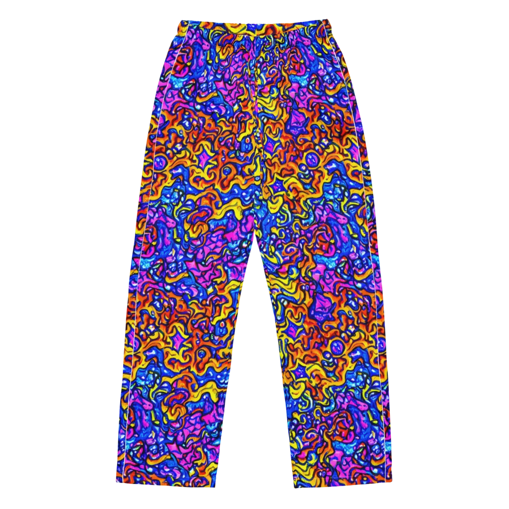 Saturated Whirl on Women's Pajama Pants — Front