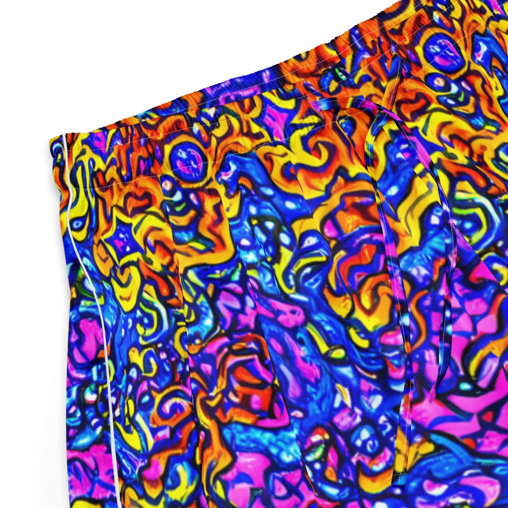 Saturated Whirl on Women's Pajama Shorts — Product details