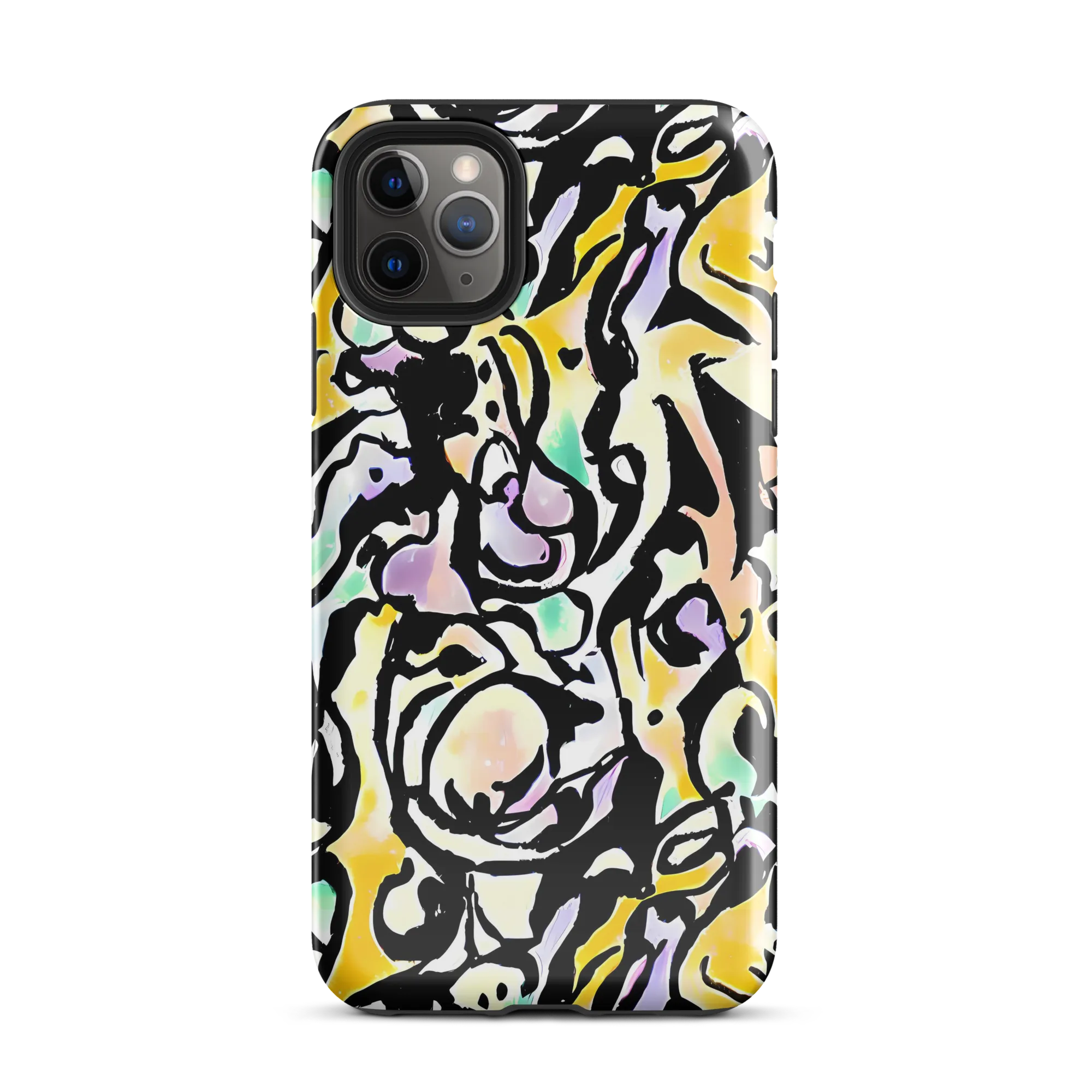 Pastel Ink Riot on Tough Case for iPhone® — Front