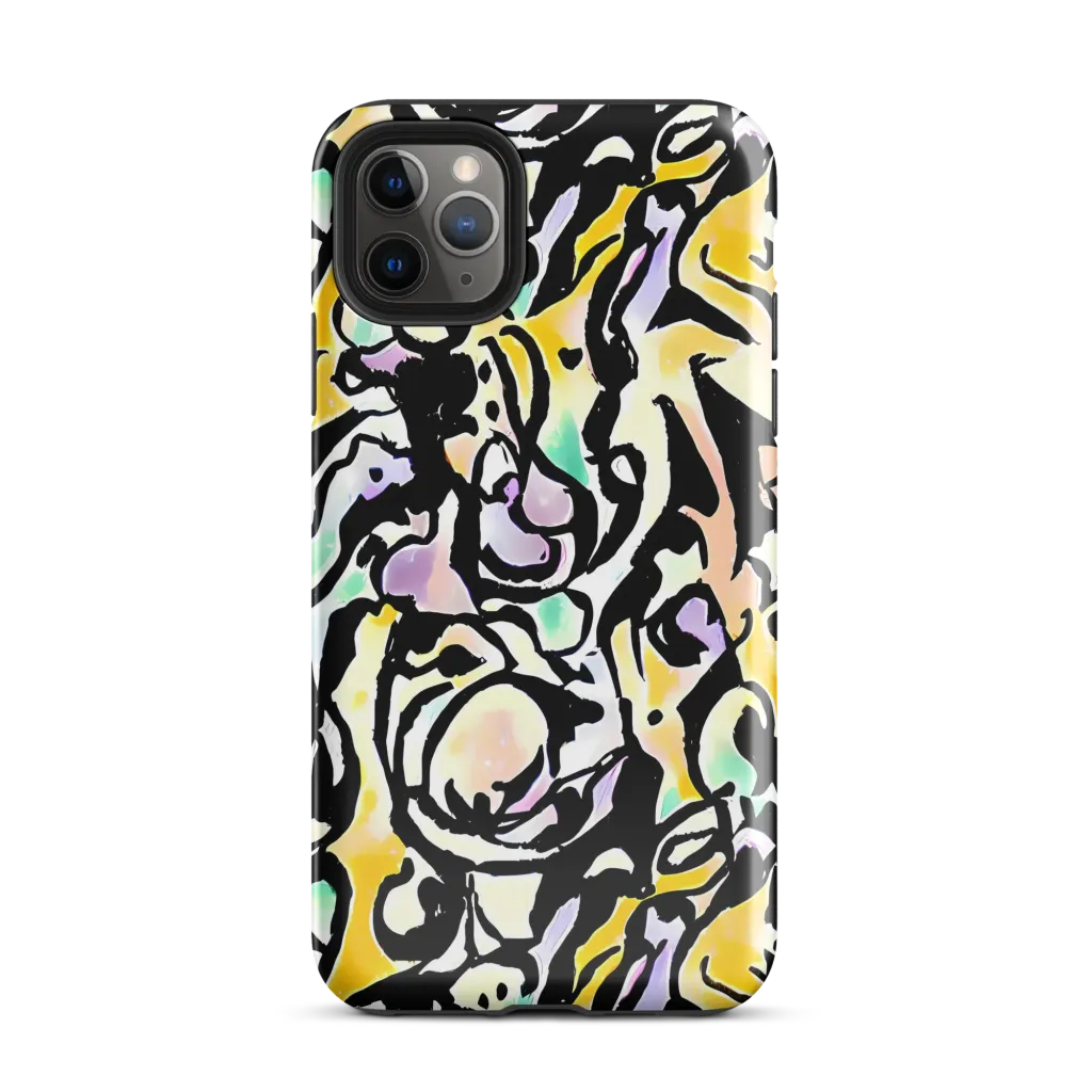 Pastel Ink Riot on Tough Case for iPhone® — Front
