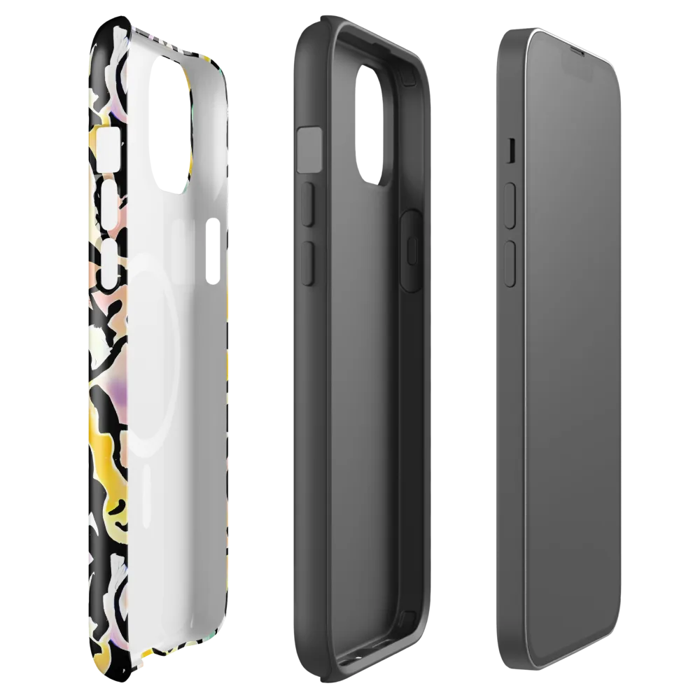 Pastel Ink Riot on MagSafe Tough Case for iPhone® — Front
