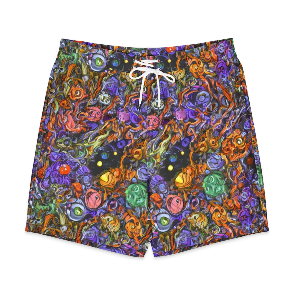 Chromatic Beasts on Men's Board Shorts — Front