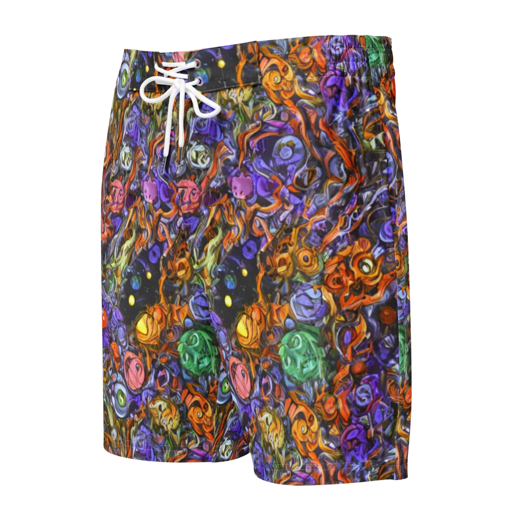 Chromatic Beasts on Men's Board Shorts — Front