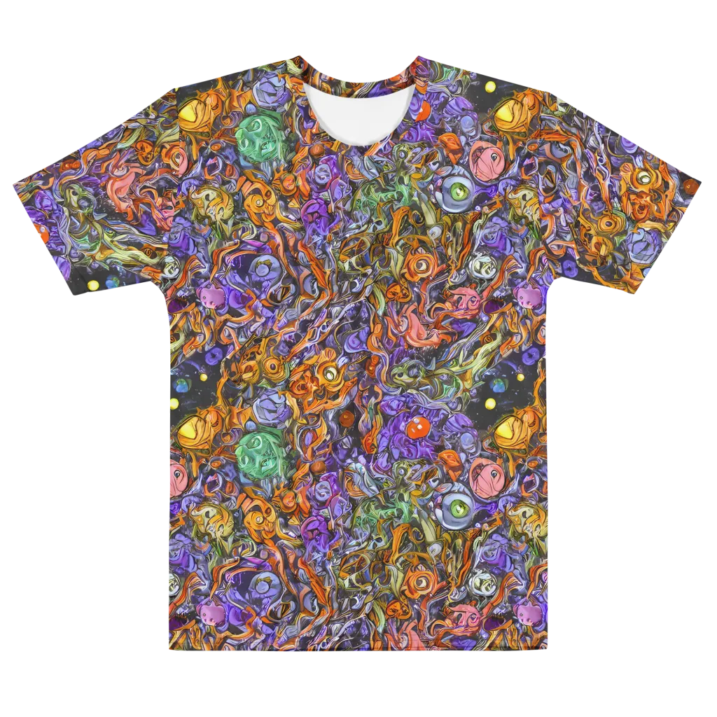 Chromatic Beasts on Men's Cotton Crew Neck T-Shirt — Front