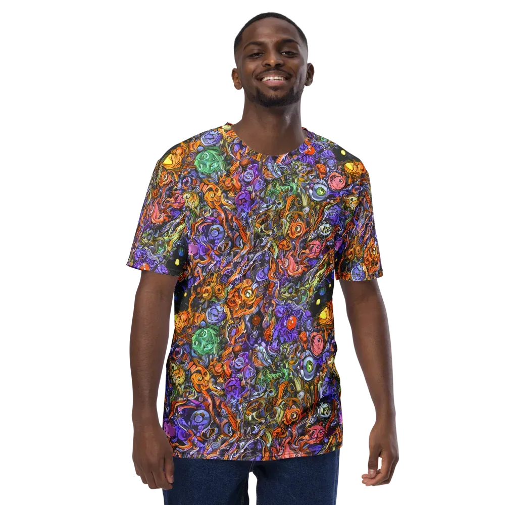 Chromatic Beasts on Men's Crew Neck T-Shirt — Front