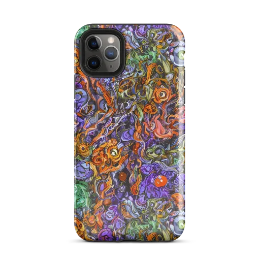 Chromatic Beasts on a Tough Case for iPhone®