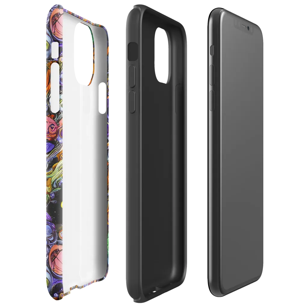 Chromatic Beasts on Tough Case for iPhone® — Right