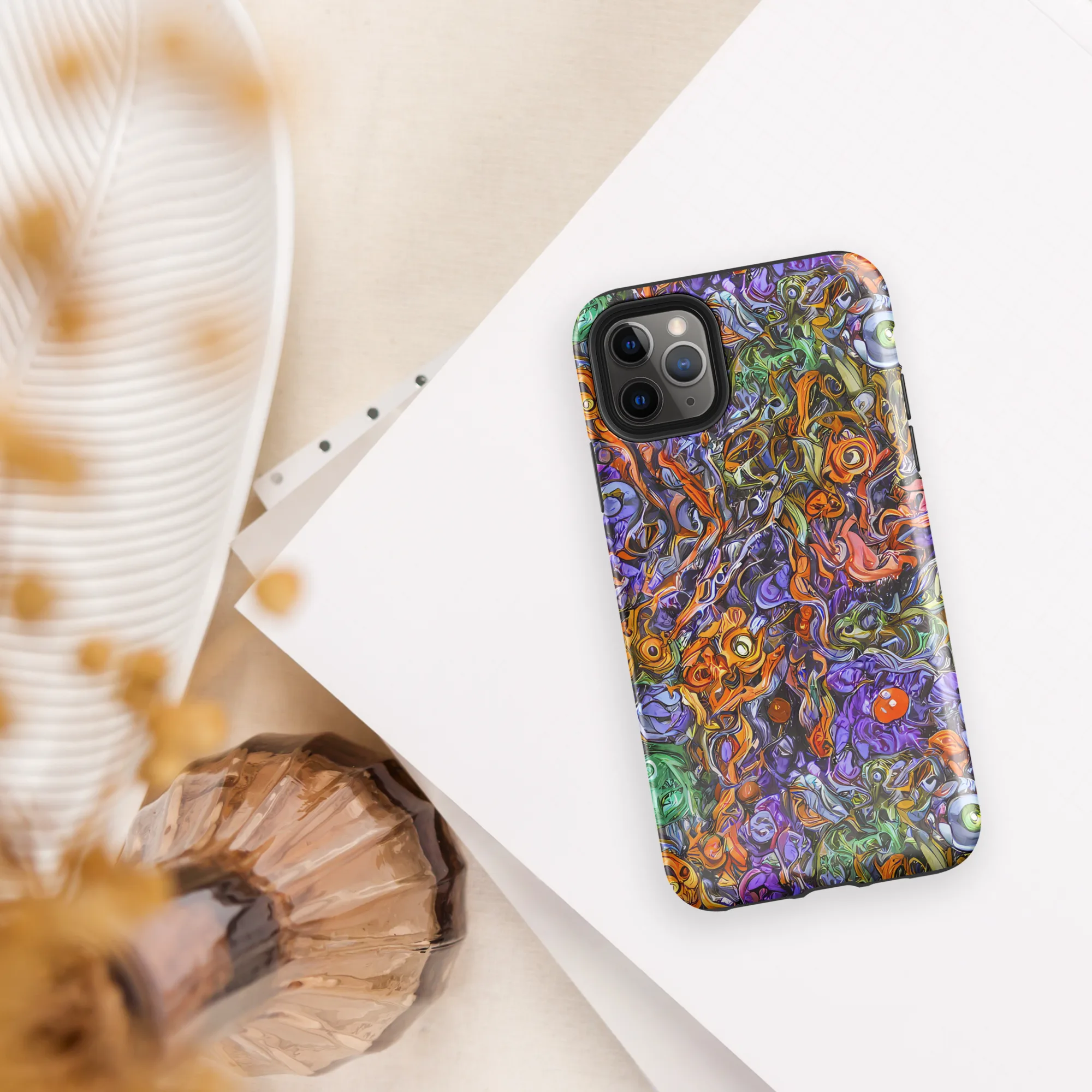 Chromatic Beasts on Tough Case for iPhone® — Front