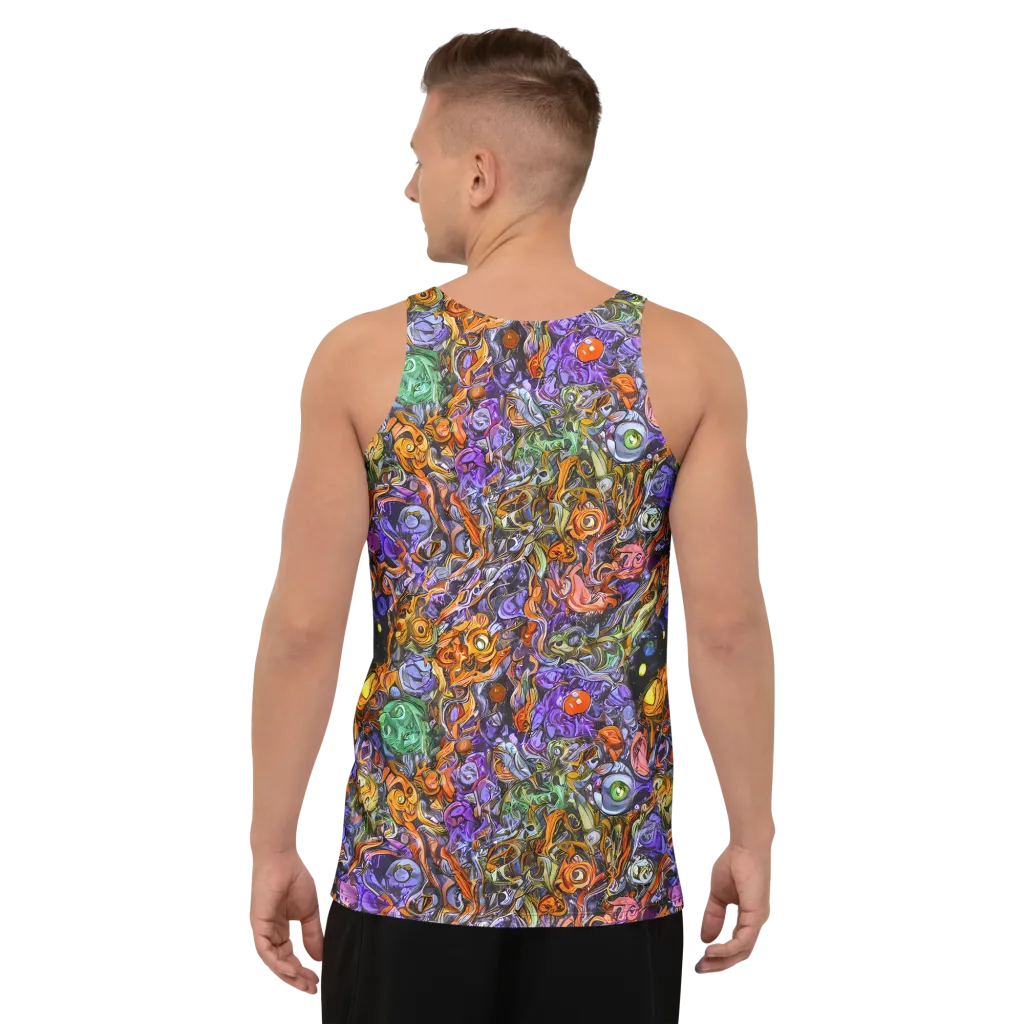 Chromatic Beasts on Men's Tank Top — Back