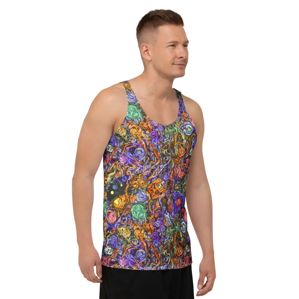 Chromatic Beasts on Men's Tank Top — Right Front