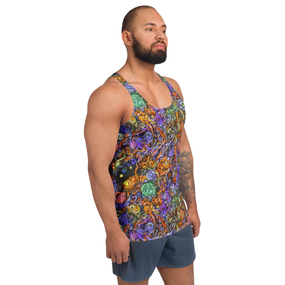 Chromatic Beasts on Men's Tank Top — Right Front