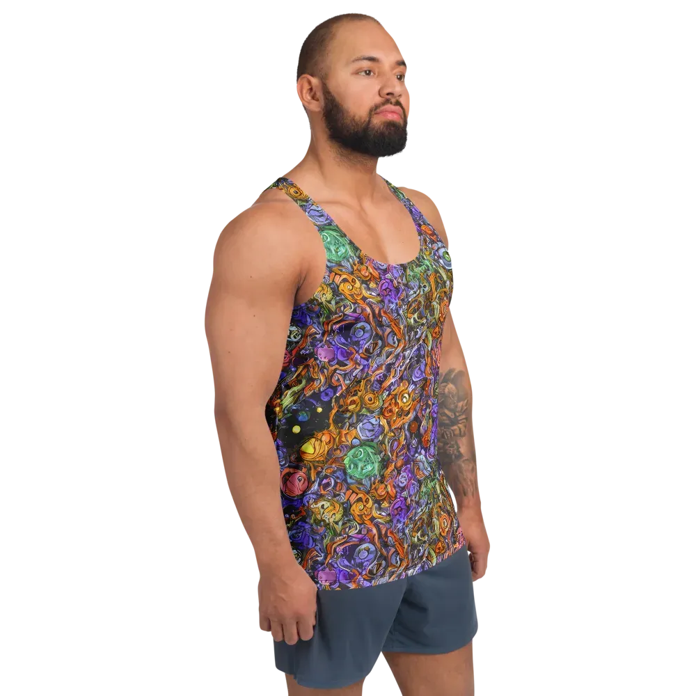 Chromatic Beasts on Men's Tank Top — Right Front