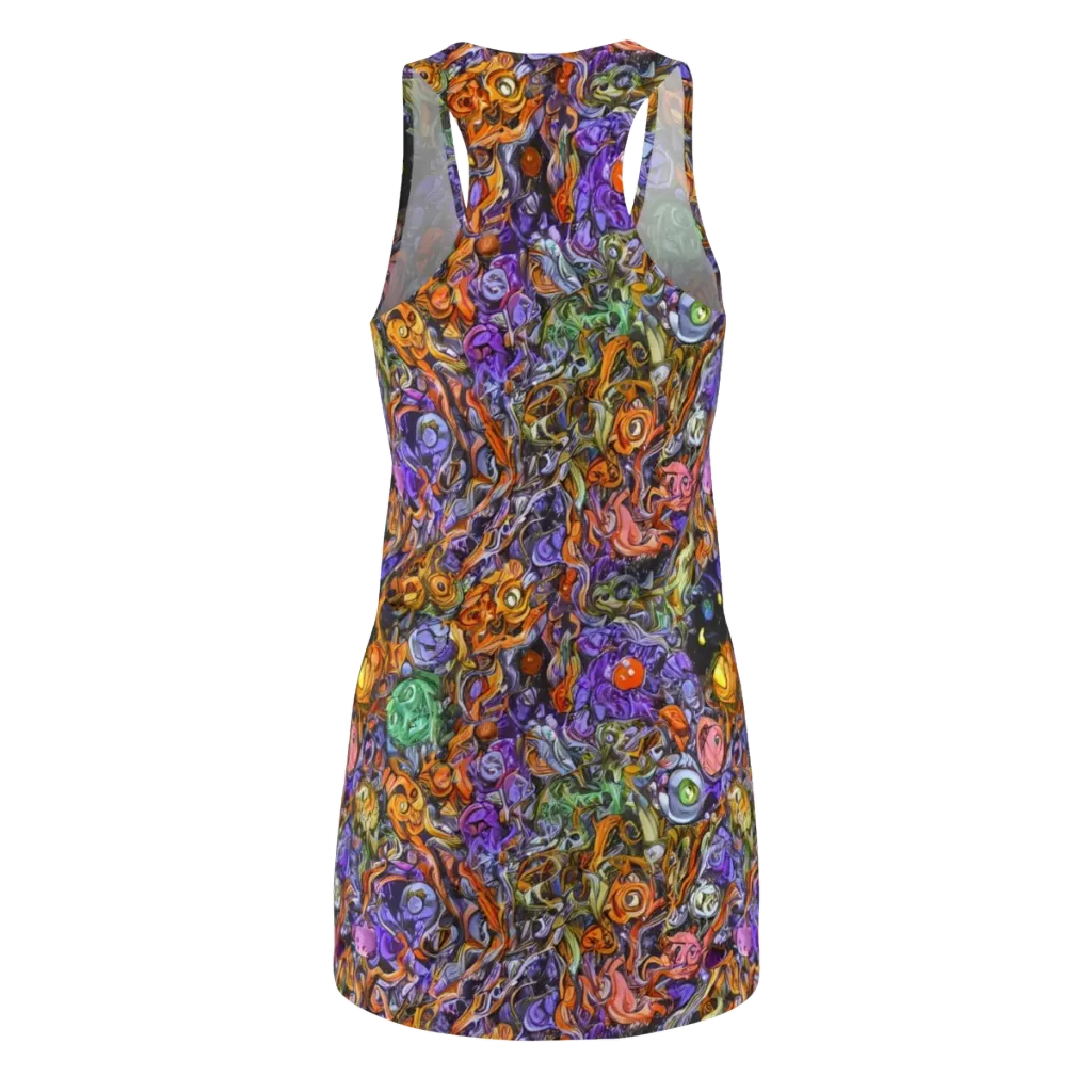 Chromatic Beasts on Racerback Dress — Back