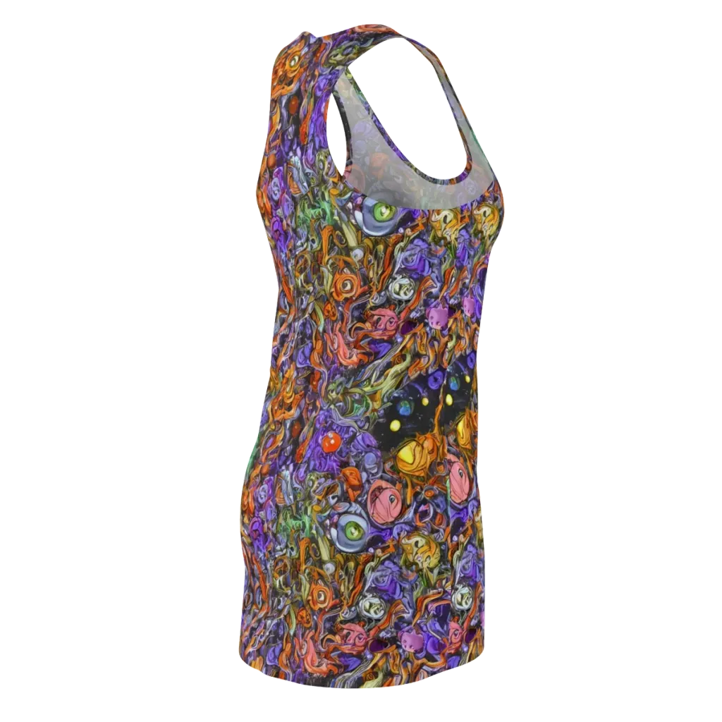 Chromatic Beasts on Racerback Dress — Back Side