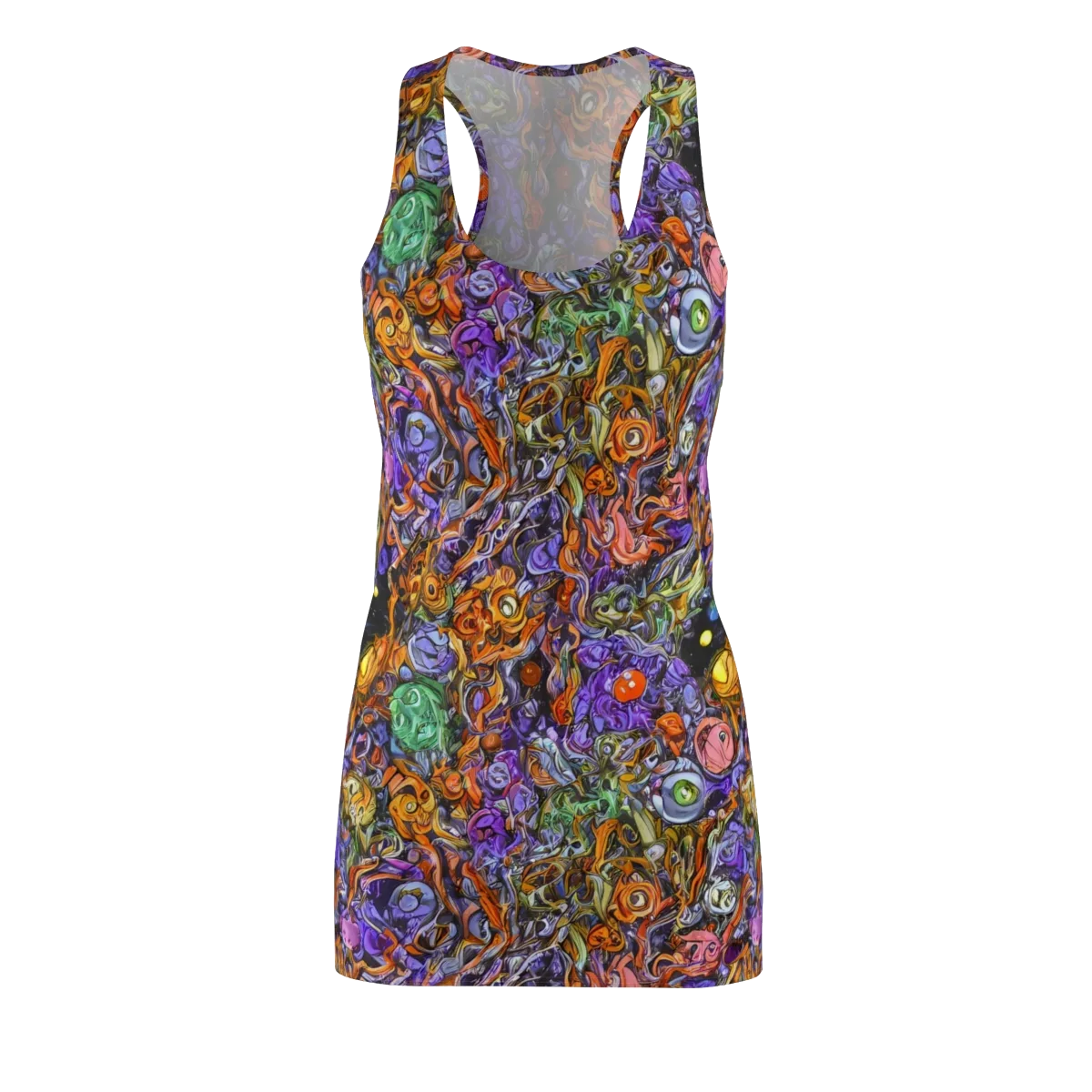 Chromatic Beasts on Racerback Dress — Front