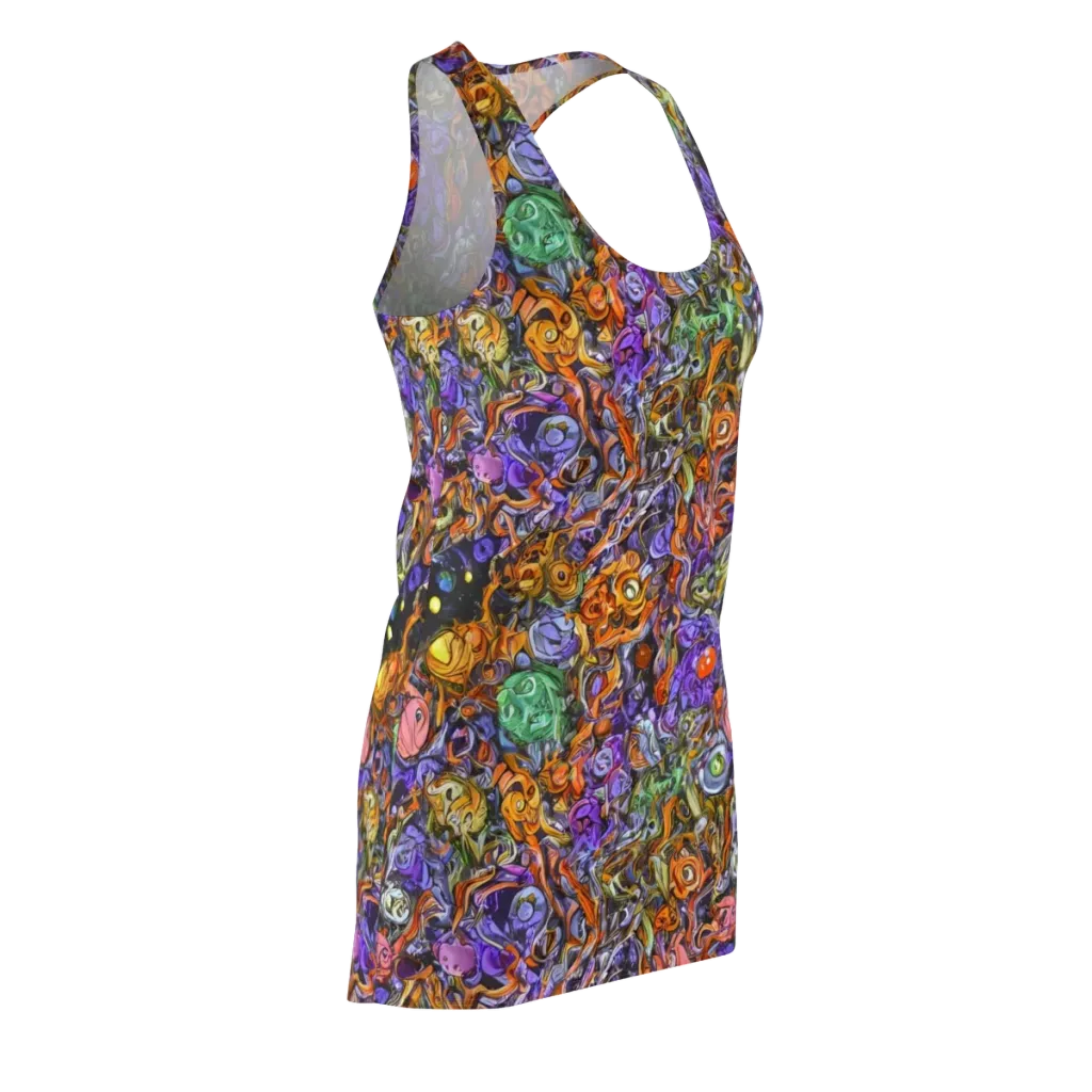 Chromatic Beasts on Racerback Dress — Front Side