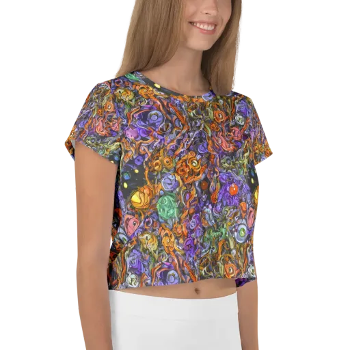 Chromatic Beasts on a Crop Tee