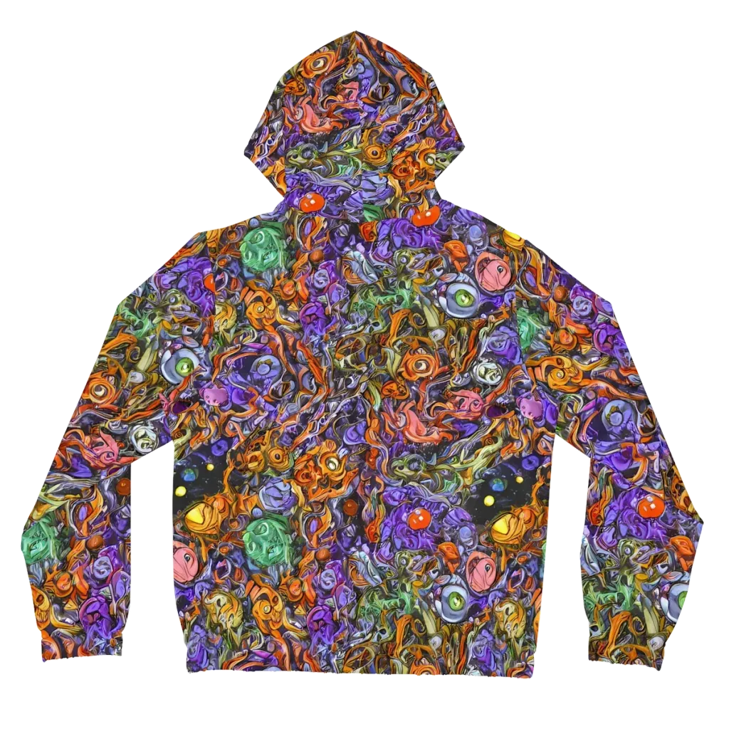 Chromatic Beasts on Women's Full-Zip Hoodie — Back