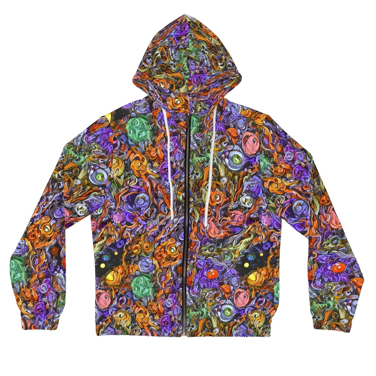 Chromatic Beasts on Women's Full-Zip Hoodie — Front