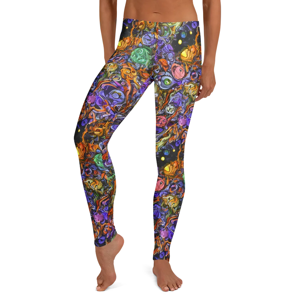 Chromatic Beasts on Leggings — Front