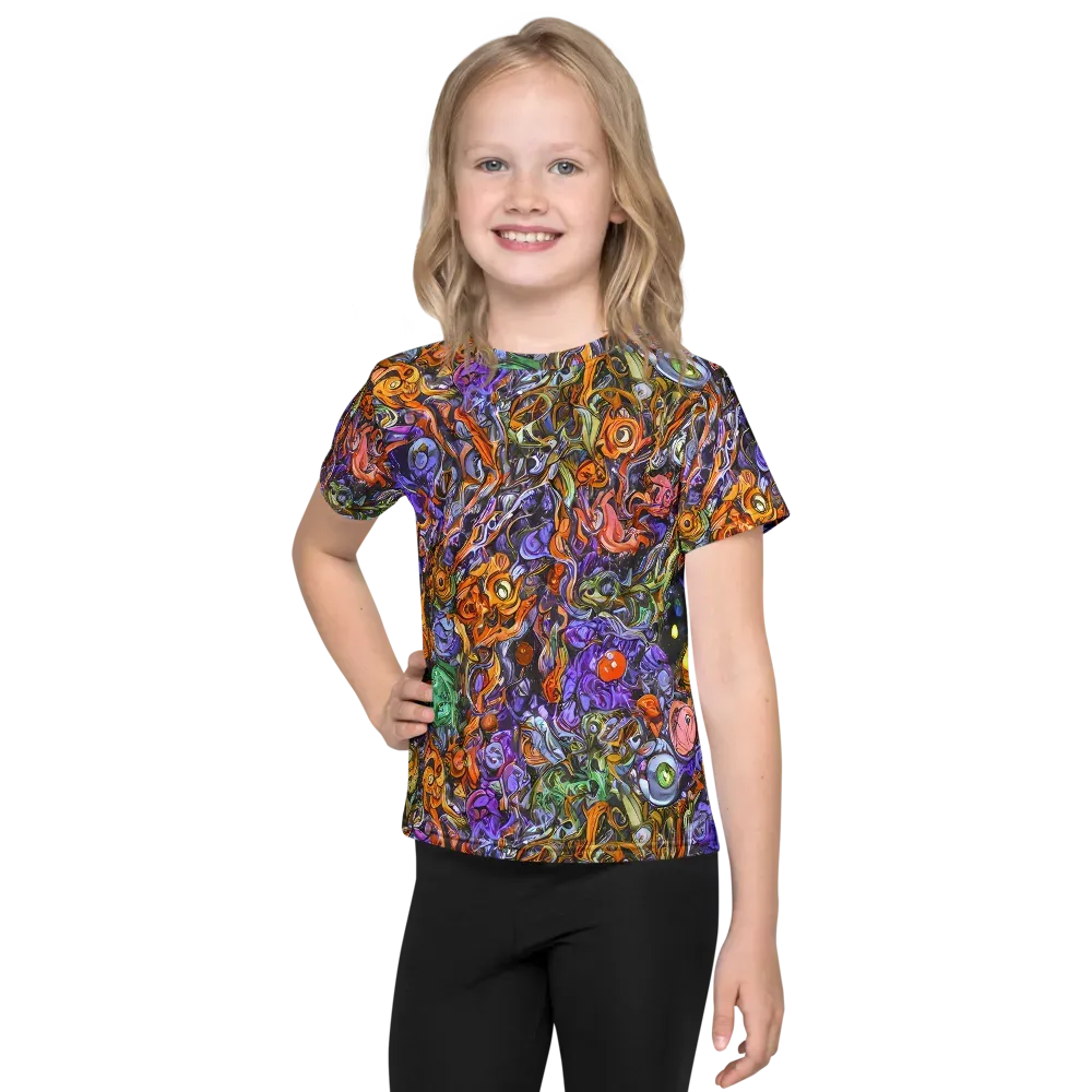 Chromatic Beasts on Kids Crew Neck T-Shirt — Front