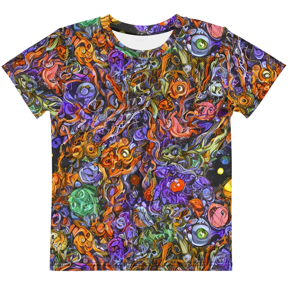 Chromatic Beasts on Kids Crew Neck T-Shirt — Front