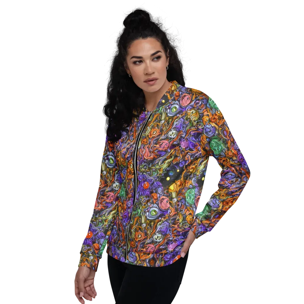 Chromatic Beasts on Bomber Jacket — Left
