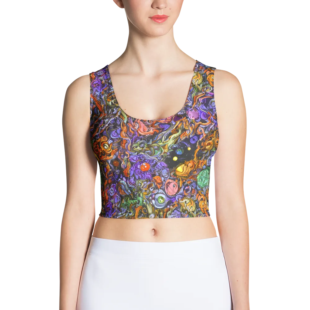 Chromatic Beasts on Crop Top — Front