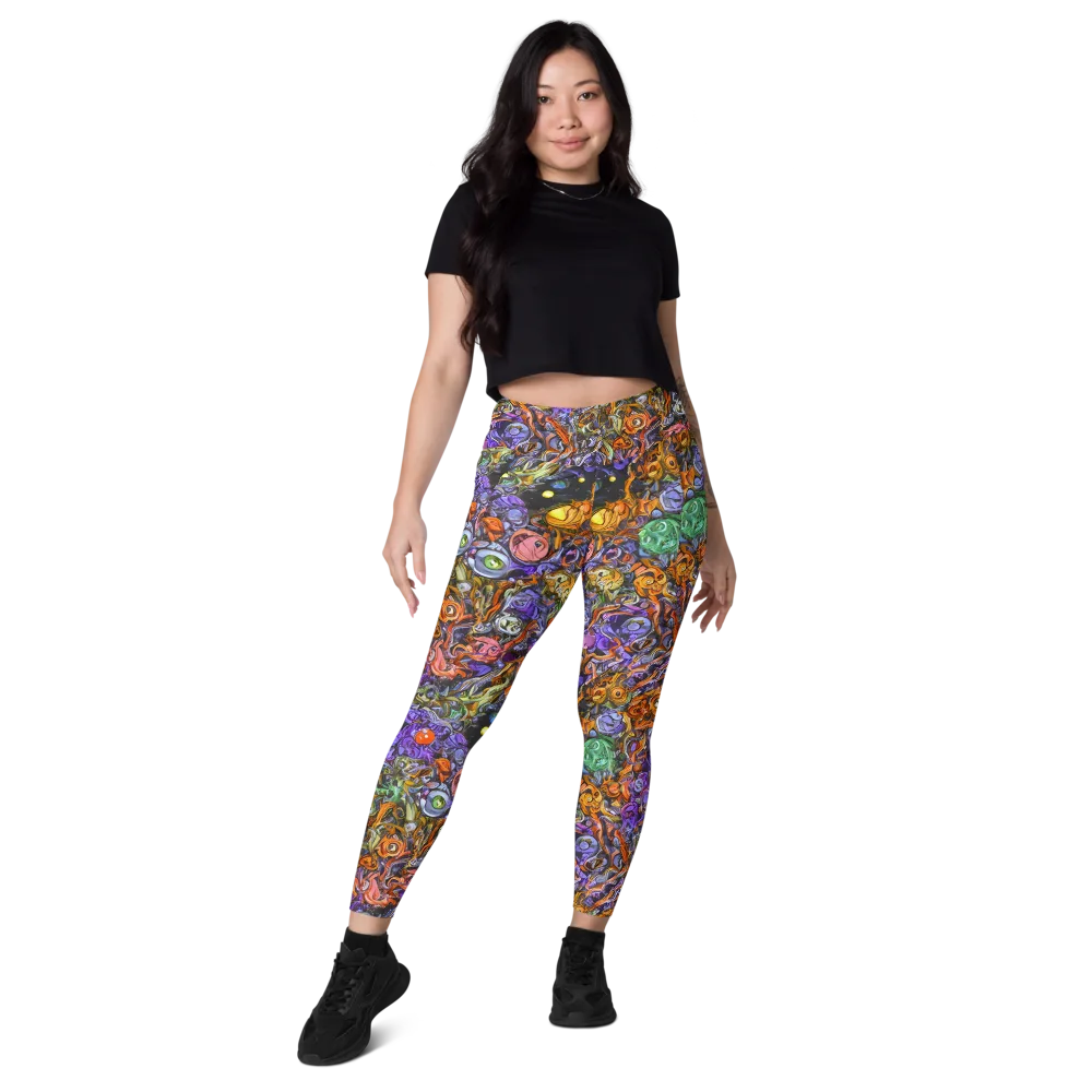 Chromatic Beasts on Leggings with Pockets — Front