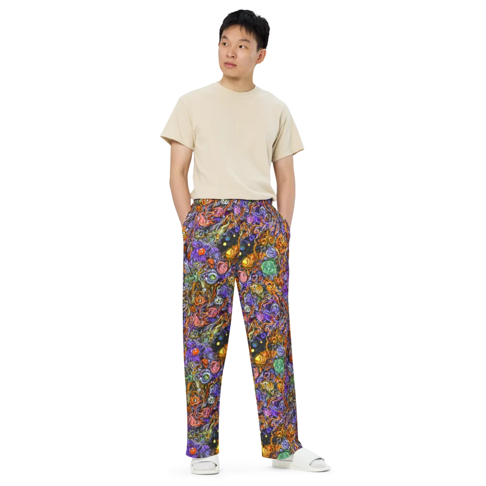 Chromatic Beasts on Wide-Leg Pants — Front