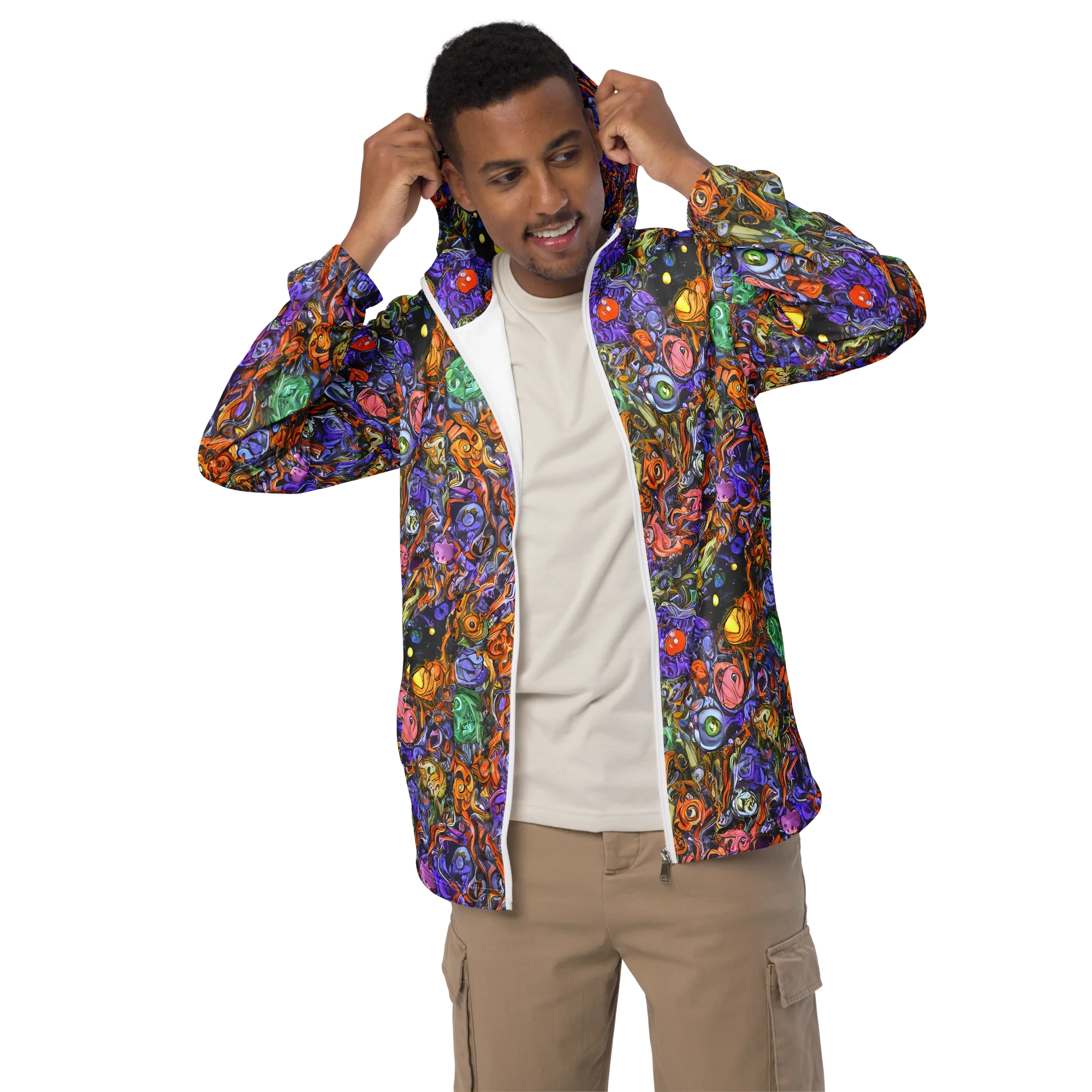 Chromatic Beasts on Men's Windbreaker — Front