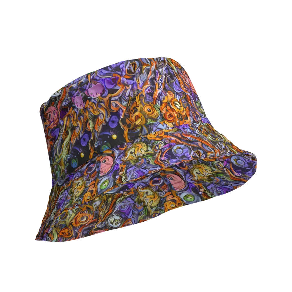 Chromatic Beasts on Reversible Bucket Hat — Product details Outside