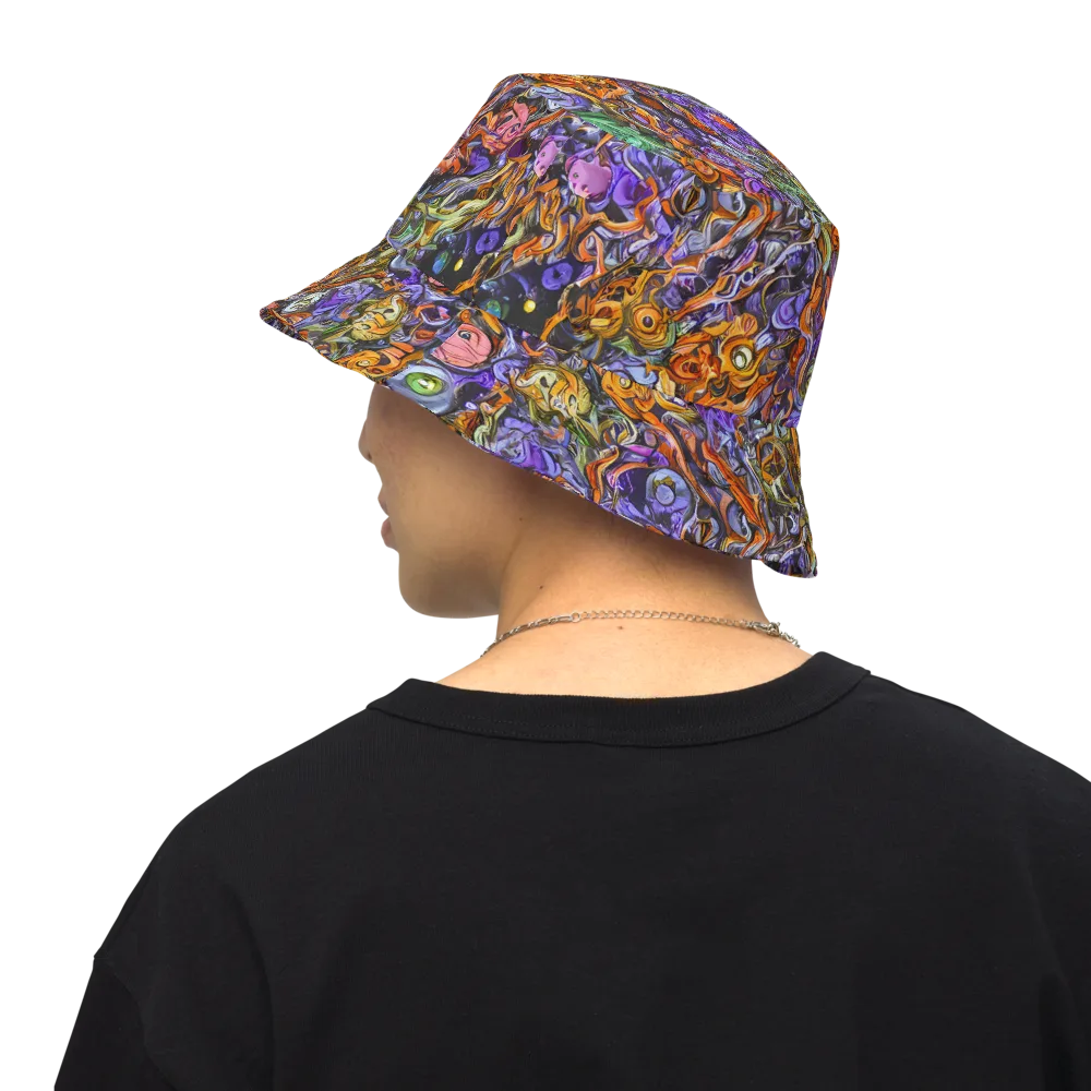 Chromatic Beasts on Reversible Bucket Hat — Back Inside