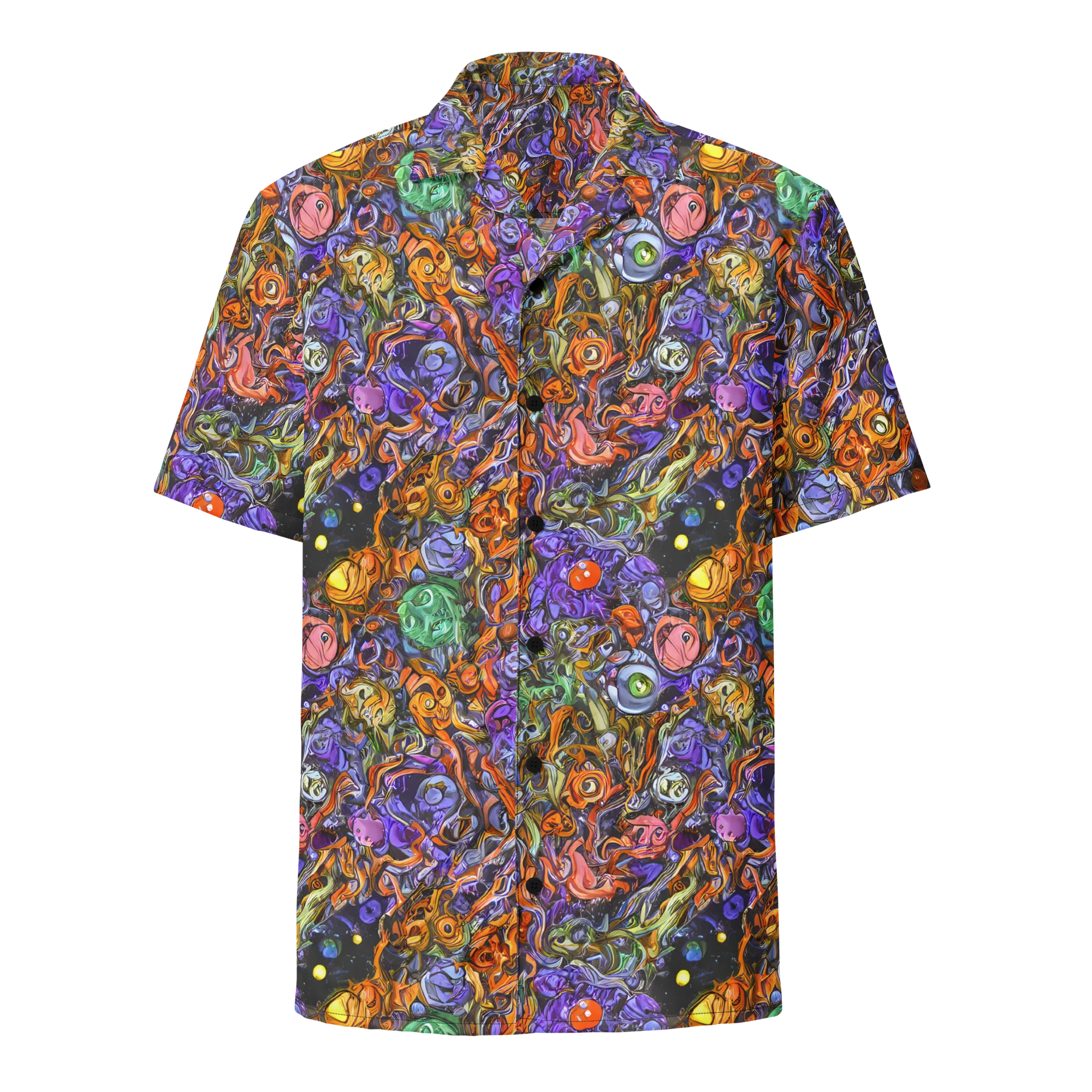 Chromatic Beasts on Button Shirt — Front