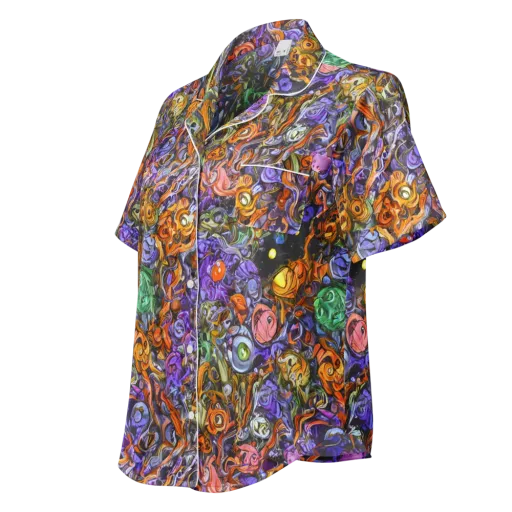 Chromatic Beasts on a Women's Short Sleeve Pajama Top