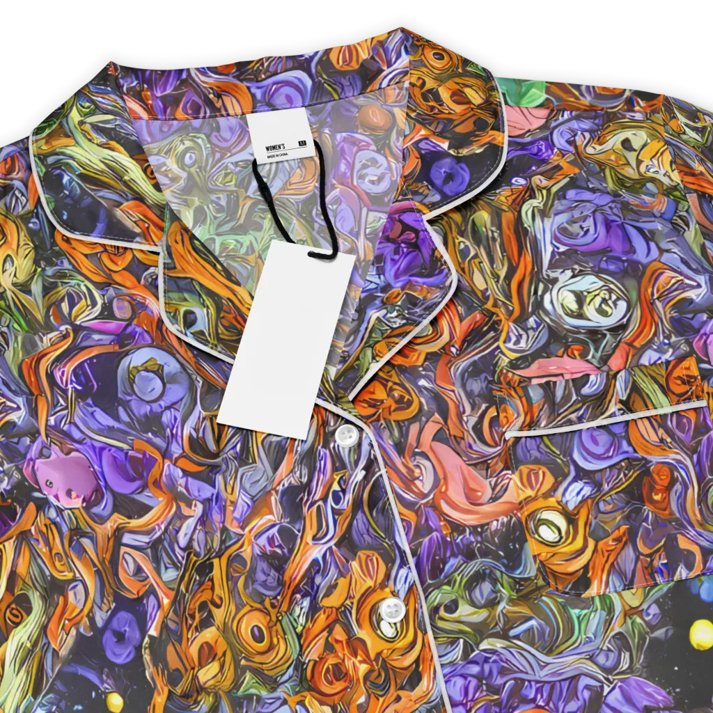 Chromatic Beasts on Women's Short Sleeve Pajama Top — Product details