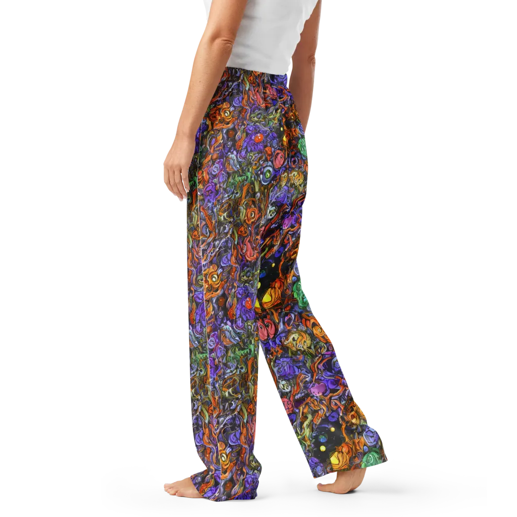 Chromatic Beasts on Women's Pajama Pants — Left