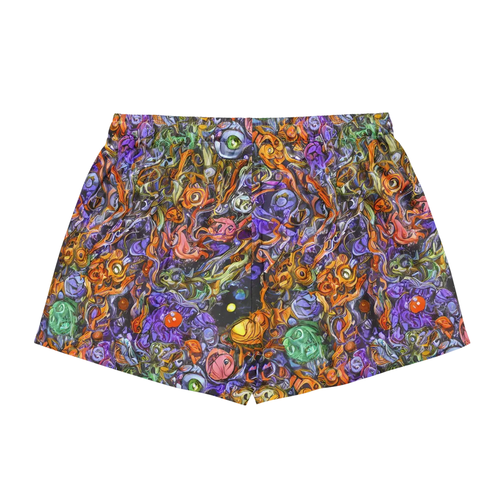Chromatic Beasts on Women's Pajama Shorts — Back