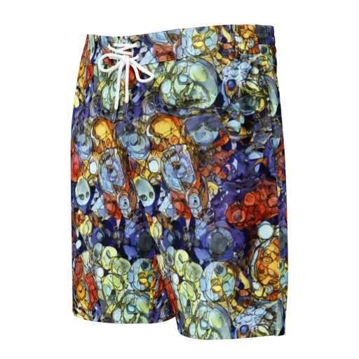Saffron Garden on a Men's Board Shorts