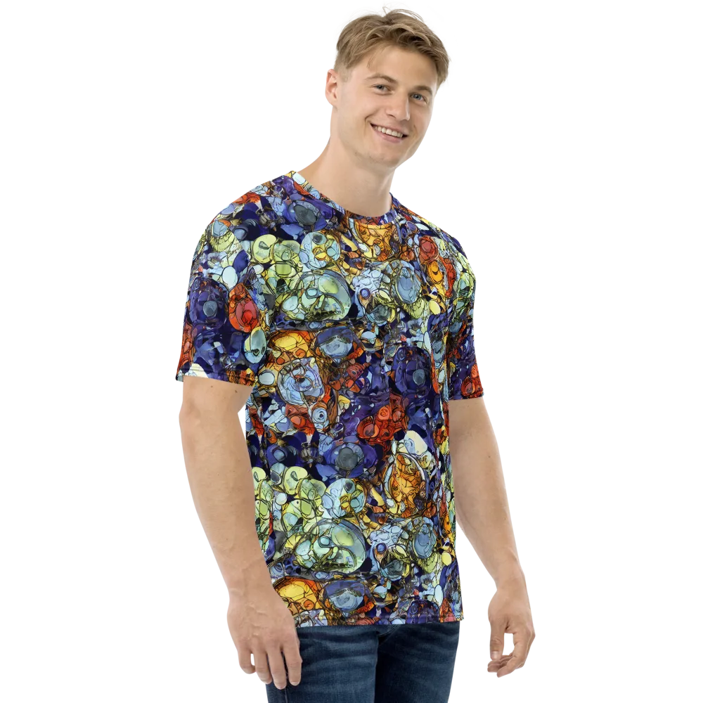 Saffron Garden on Men's Crew Neck T-Shirt — Right