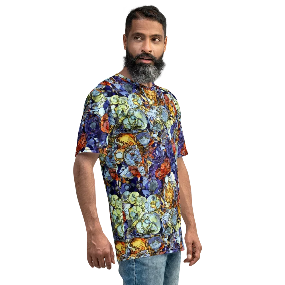 Saffron Garden on Men's Crew Neck T-Shirt — Right