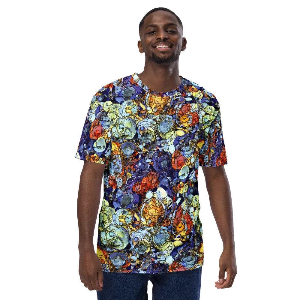 Saffron Garden on Men's Crew Neck T-Shirt — Front