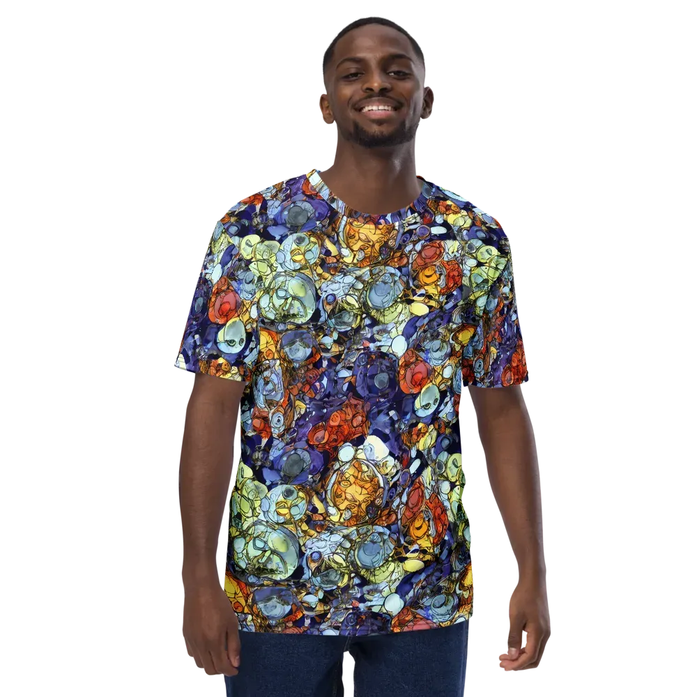 Saffron Garden on Men's Crew Neck T-Shirt — Front