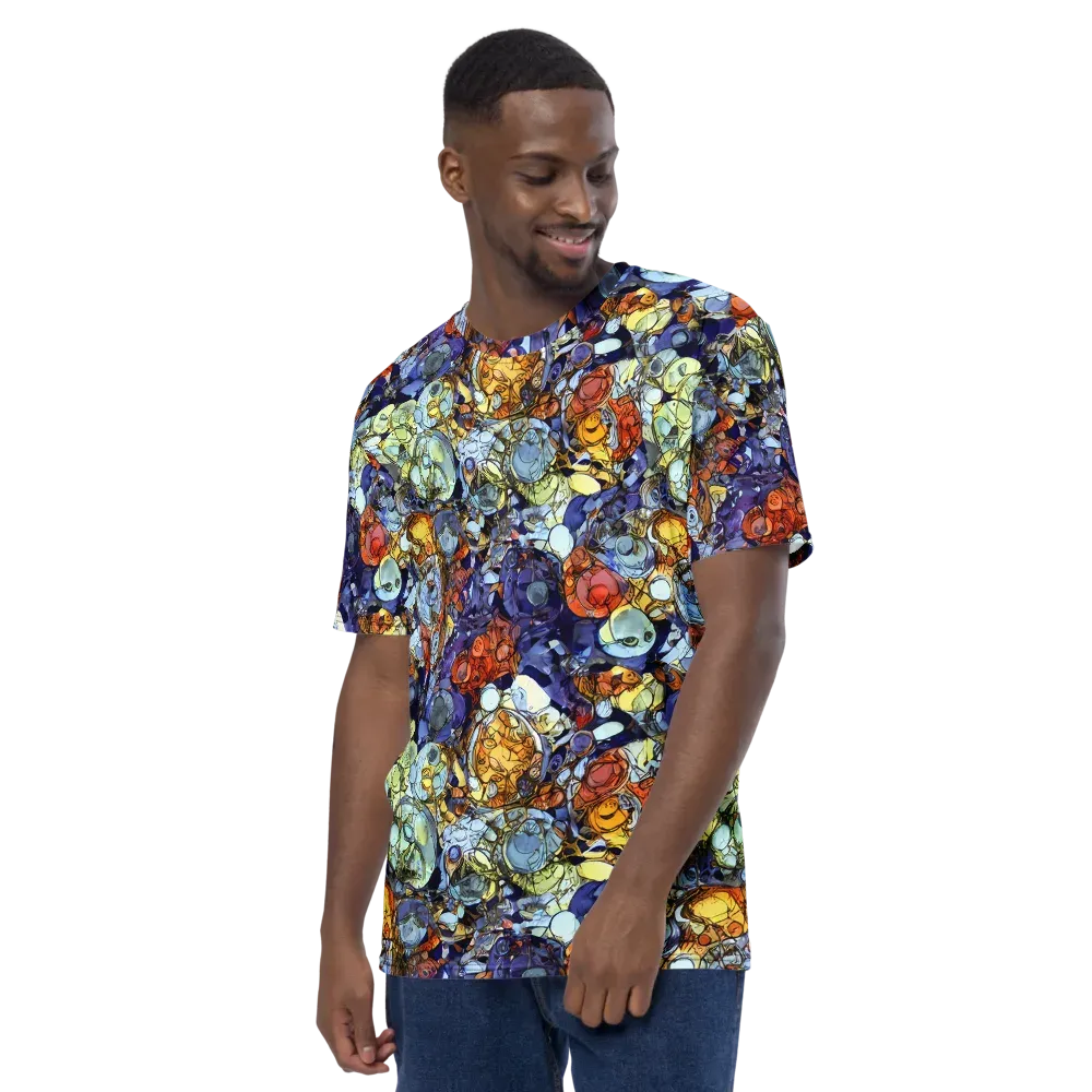 Saffron Garden on Men's Crew Neck T-Shirt — Left